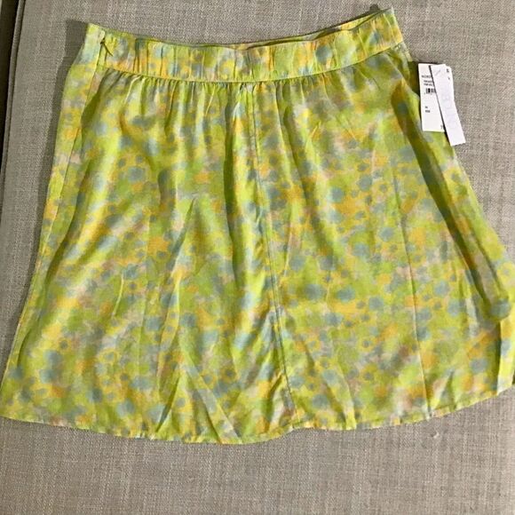 Abound Floral Cotton Lined A-line Mini Skirt M NWT - Picture 4 of 6